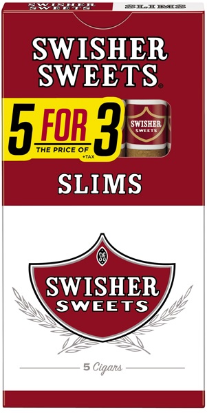 SWISHER SWEETS SLIMS 5 PACK