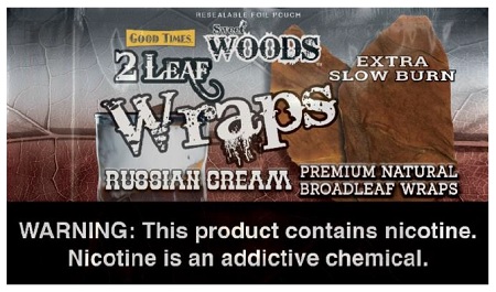 SWEET WOODS *WRAPS* RUSSIAN CREAM 2PK (NAT LEAF)
