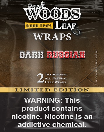 SWEET WOODS *WRAPS* DARK RUSSIAN 2PK**LIMITED EDITION AVAILABLE WHILE INVENTORY LASTS**