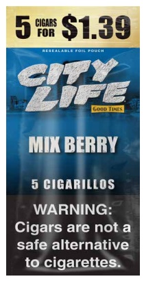 CITY LIFE CIG 5/1.39 MIXBERRY