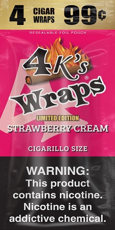 4 KINGS (WRAP) 4/99 STRAWBERRY CREAM
