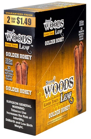 GOOD TIMES  SWEET WOODS GOLDEN HONEY 2/1.49 NAT.LEAF