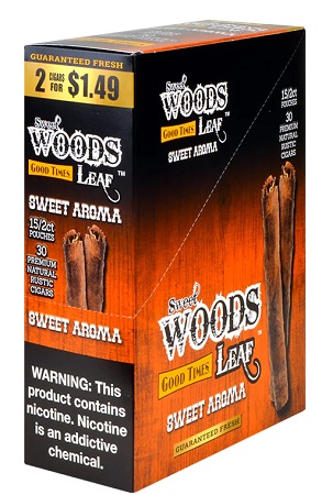 GOOD TIMES  SWEET WOODS SWEET AROMA 2/1.49 NAT.LEAF