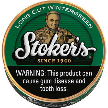 STOKER'S LONG CUT WINTERGREEN (1.2OZ)
