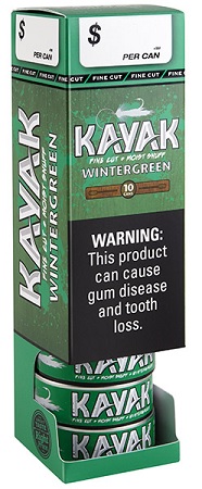 KAYAK FINE CUT WINTERGREEN (1.2OZ)(NO MORE PRE-PRICE)