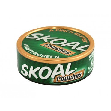 SKOAL POUCHES WINTERGREEN (0.82OZ)