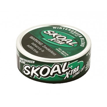 SKOAL XTRA LONG CUT WINTERGREEN (1.2OZ)