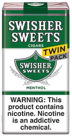SWISHER SWEETS FILTERED CIGAR MENTHOL TWIN PACK