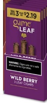 GAME LEAF CIG 3/2.19 WILD BERRY**(REPLACES 2/$1.49)**