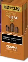 GAME LEAF CIG 3/2.19 COGNAC**(REPLACES 2/$1.49)**