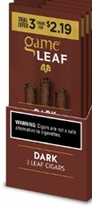 GAME LEAF CIG 3/2.19 DARK**(REPLACES 2/$1.49)**