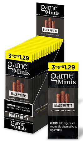GAME MINIS 3/$1.29 BLACK SWEETS