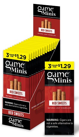 GAME MINIS 3/$1.29 RED SWEETS