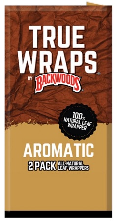BACKWOODS TRUE WRAPS 2PK AROMATIC** AVAILABLE FROM 8/10/2026 - PREBOOK NOW**