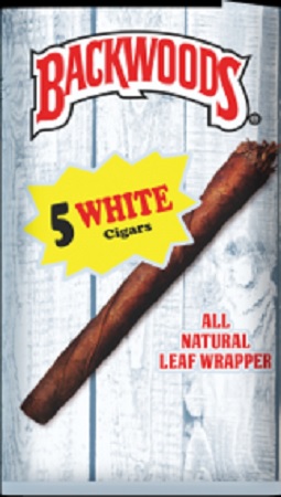 BACKWOODS 5PK WHITE*RETAIL ONLY-BUY 4 SAVE $3.75 A BOX 5/1/26-6/30/26*
