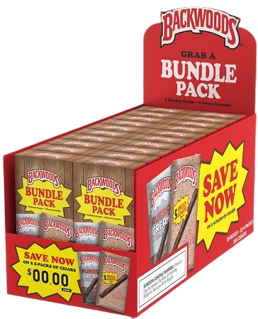 BACKWOODS 2-5PK *BUNDLE* (1BX RUSS.CREAM, 1BX SWEET)**LIMITED EDITION AVAILABLE WHILE INVENTORY LASTS** - *UPCOMING PRICE INCREASE 9/2025*