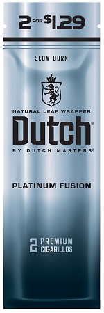 DUTCH 2/$1.29 CIG PLATINUM FUSION