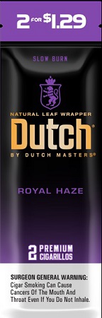 DUTCH 2/$1.29 CIG ROYAL HAZE