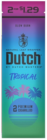 DUTCH 2/$1.29 CIG TROPICAL**LIMITED EDITION AVAILABLE WHILE INVENTORY LASTS**