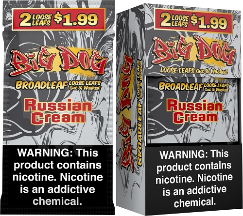 BIG DOG LEAF WRAP 2/$1.99 RUSSIAN CREAM