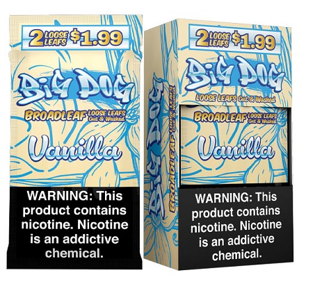 BIG DOG LEAF WRAP 2/$1.99 VANILLA