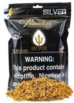 PRIVATEER PIPE TOBACCO SILVER 6OZ