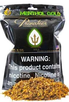 PRIVATEER PIPE TOBACCO MENTHOL GOLD 6OZ