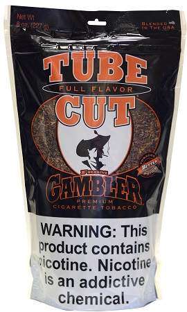 GAMBLER TUBE CUT LARGEFULL FLAVOR 8OZ