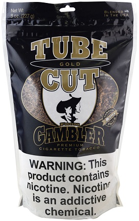 GAMBLER TUBE CUT LARGELIGHT GOLD 8OZ