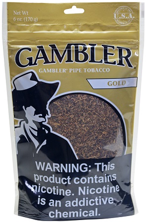 GAMBLER PIPE TOBACCO 6OZ GOLD