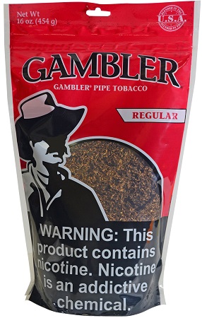 GAMBLER PIPE TOBACCO 16OZ REGULAR