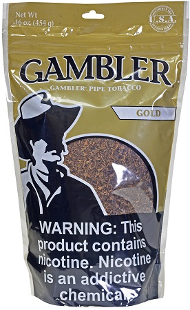 GAMBLER PIPE TOBACCO 16OZ GOLD