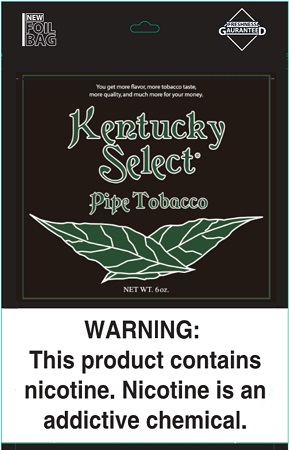 KENTUCKY SELECT PIPE TOBACCO 6OZGREEN (MENTHOL)