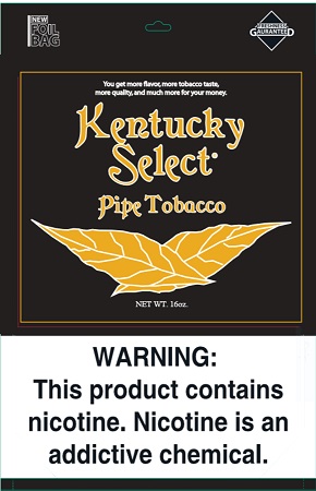 KENTUCKY SELECT PIPE TOBACCO 16OZGOLD (LIGHT)