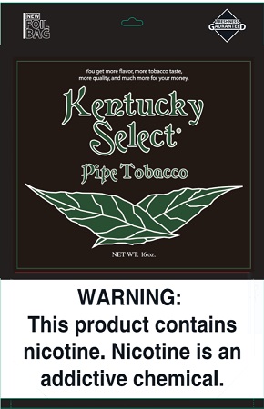 KENTUCKY SELECT PIPE TOBACCO 16OZGREEN (MENTHOL)