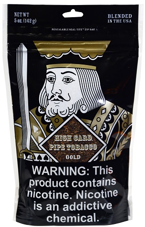 HIGH CARD PIPE TOB 5OZ GOLD