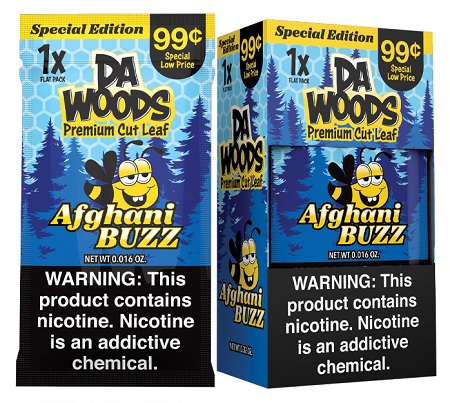 DA WOODS CUT LEAF $.99 AFGHANI BUZZ**$1.00 OFF PER BOX - JAN 2026**