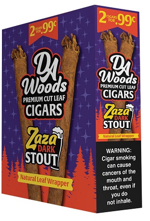 DA WOODS CIGARS 2/$.99 ZAZA DARK STOUT