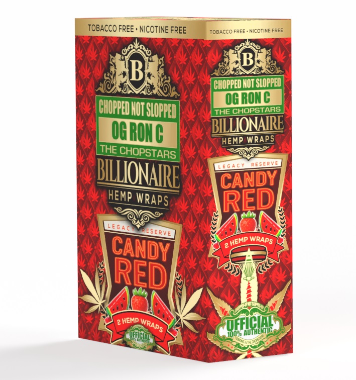 BILLIONAIRE HEMP WRAP LEGACY RESERVE - CANDY RED