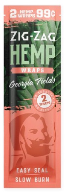 ZIG ZAG HEMP WRAP 2/.99 GEORGIA FIELDS(NO NICOTINE/NO TOBACCO)