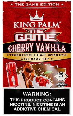 KING PALM TOB.LEAF WRAP GAME CHERRY VANILLA