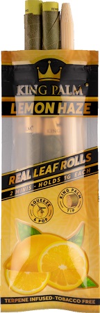 KING PALM MINI ROLLS LEMON HAZE(FREE OF TOBACCO & ADDITIVES)