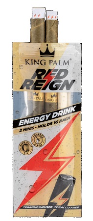 KING PALM MINI ROLLS RED REIGN(FREE OF TOBACCO & ADDITIVES)