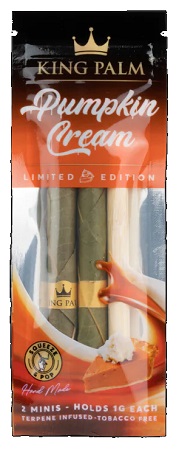 KING PALM MINI ROLLS PUMPKIN CREAM(FREE OF TOBACCO & ADDITIVES)