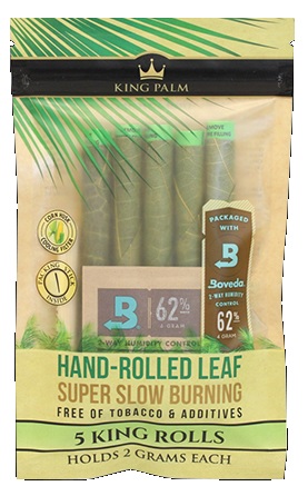 KING PALM POUCHES KING 5PK(FREE OF TOBACCO & ADDITIVES)