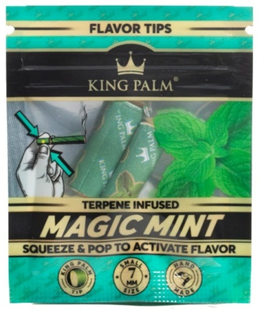 KING PALM FLAVOR TIPS MAGIC MINT(FREE OF TOBACCO & ADDITIVES)