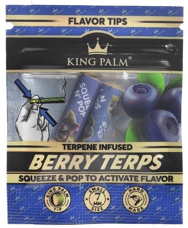 KING PALM FLAVOR TIPS BERRY TERPS(FREE OF TOBACCO & ADDITIVES)