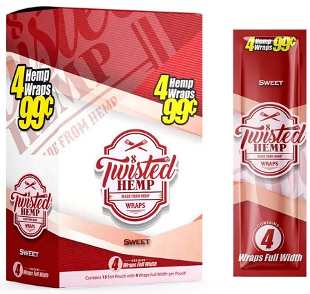 TWISTED HEMP WRAPS 4/.99 SWEET