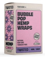 TWISTED HEMP WRAPS BUBBLE POP(NON PRE PRICED)