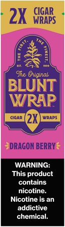BLUNT WRAP 2X DRAGON BERRY 25/2PK